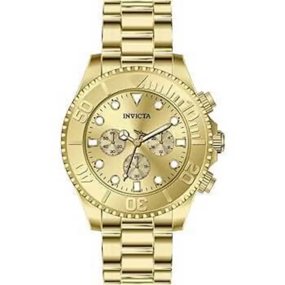 NWT Invicta 50588  Pro Diver | Quartz | Gold | Men's Watch